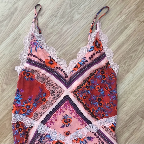 NWT Free People Boho Stevie Maxi Dress in Red - Picture 7 of 10